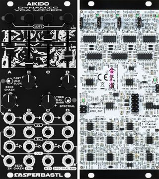 Casper x Bastl Aikido quad VCA mixer