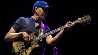 Stanley Clarke playing bass