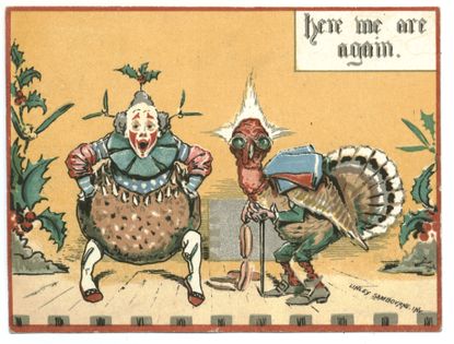 A very weird Christmas card. 