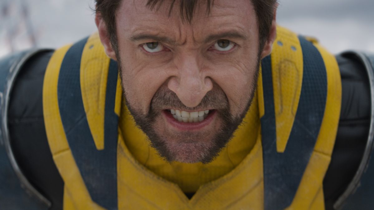 Wolverine (Hugh Jackman) grimaces in &quot;Deadpool &amp; Wolverine&quot;