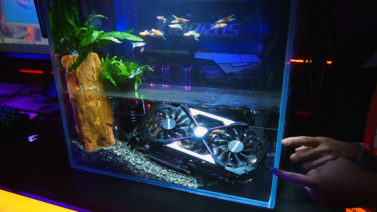 Aorus fish tank PC