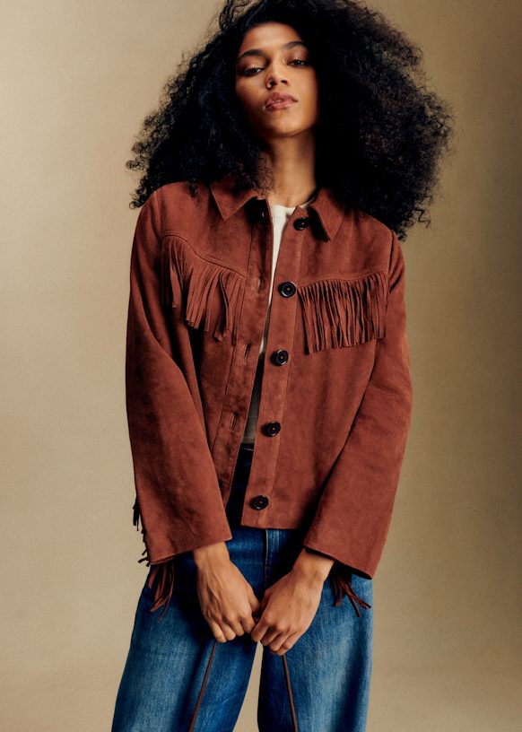 Yuma Jacket - Brown - Goat Leather - S&amp;eacute;zane