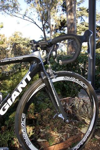 Mark Cavendish's 2008 Giant TCR race bike