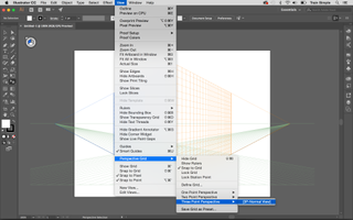 Art in perspective: grid type