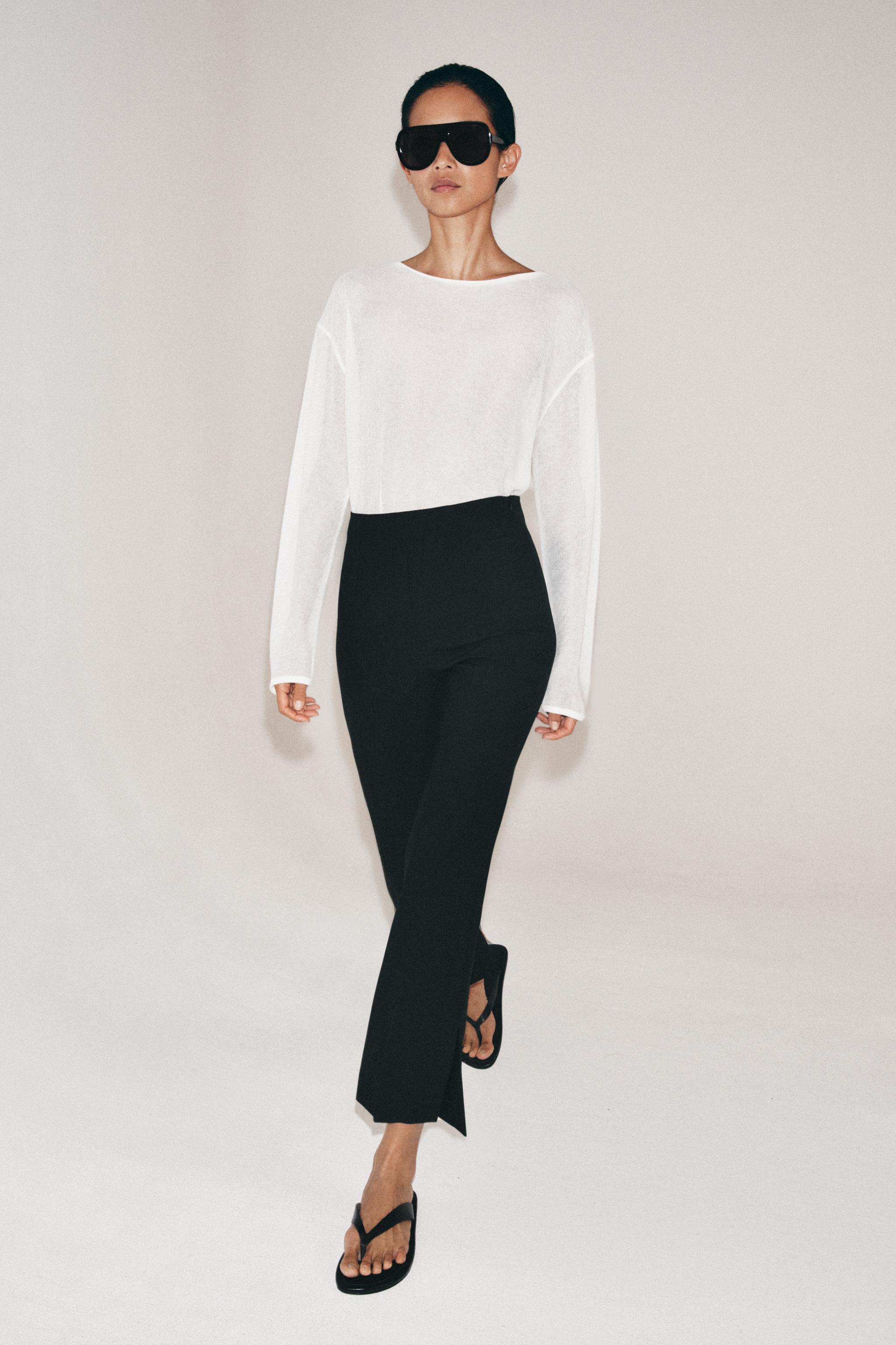 Zw Collection High-Waist Cropped Pant