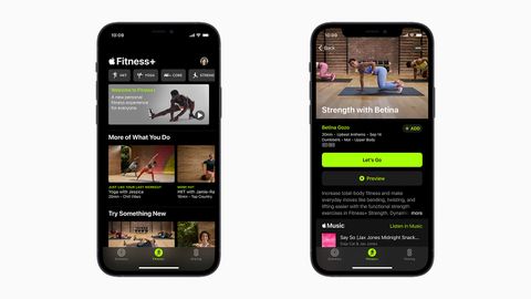 apple fitness plus yoga mat