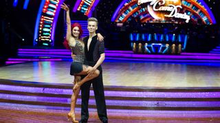 Strictly Tour 2019 - Photocall BIRMINGHAM, ENGLAND - JANUARY 17: Joe Sugg and Dianne Buswell attend the photocall for the 'Strictly Come Dancing' live tour at Arena Birmingham on January 17, 2019 in Birmingham, England.