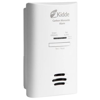 A white carbon monoxide alarm