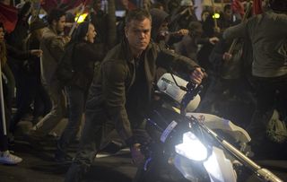Jason Bourne Matt Damon motorbike