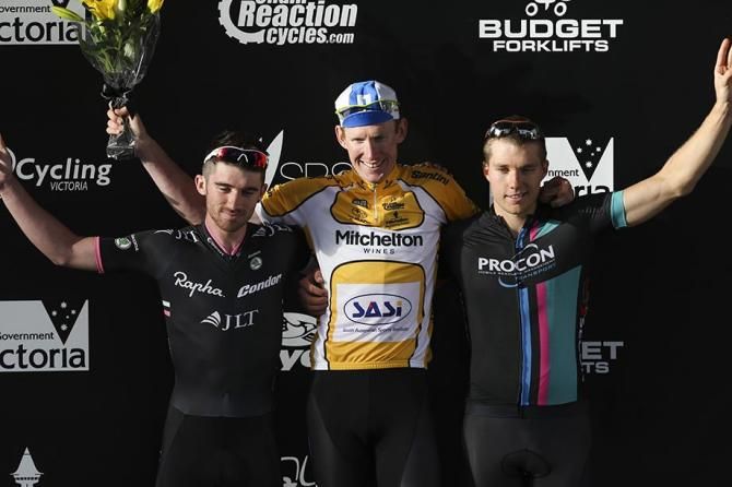 The men's podium