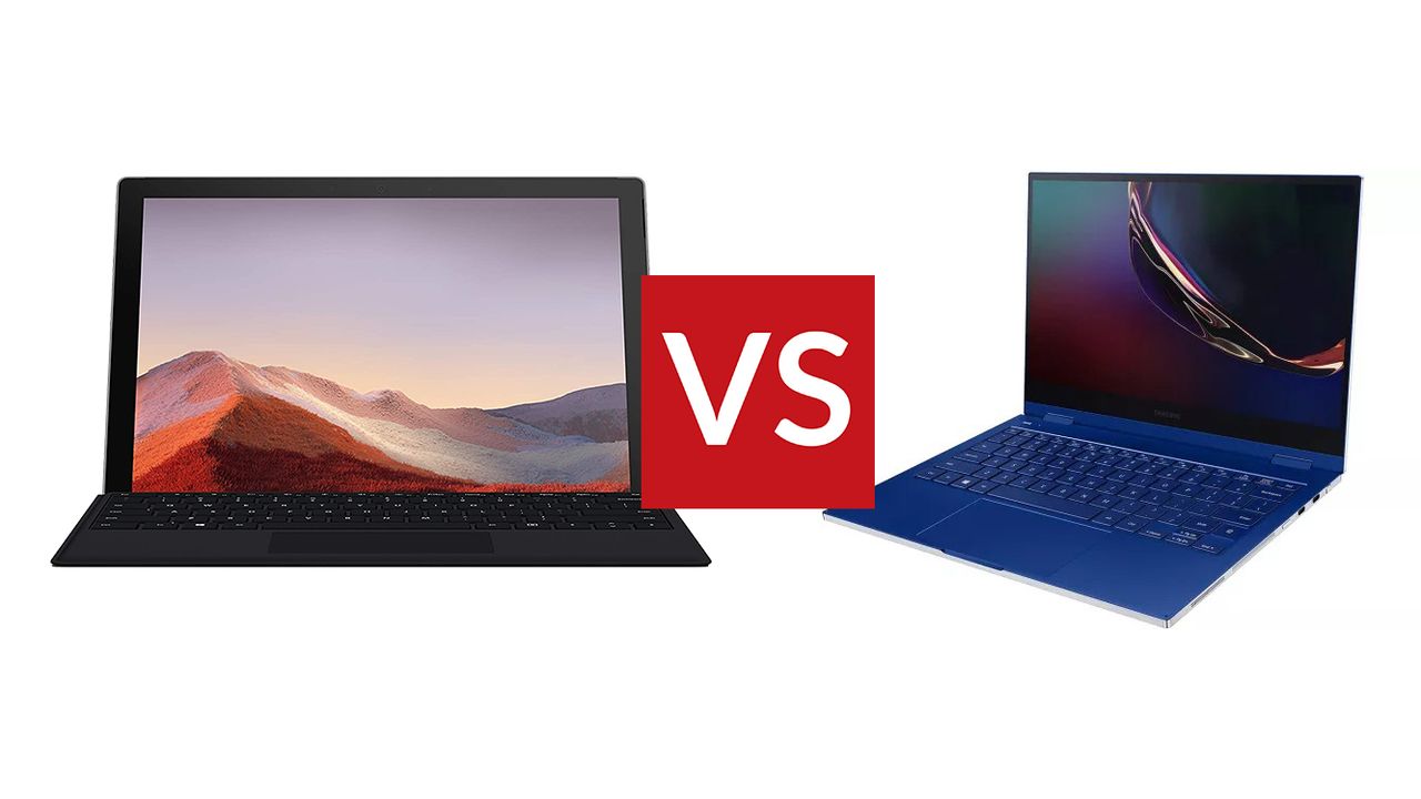 Microsoft Surface Pro 7 vs Samsung Galaxy Book Flex