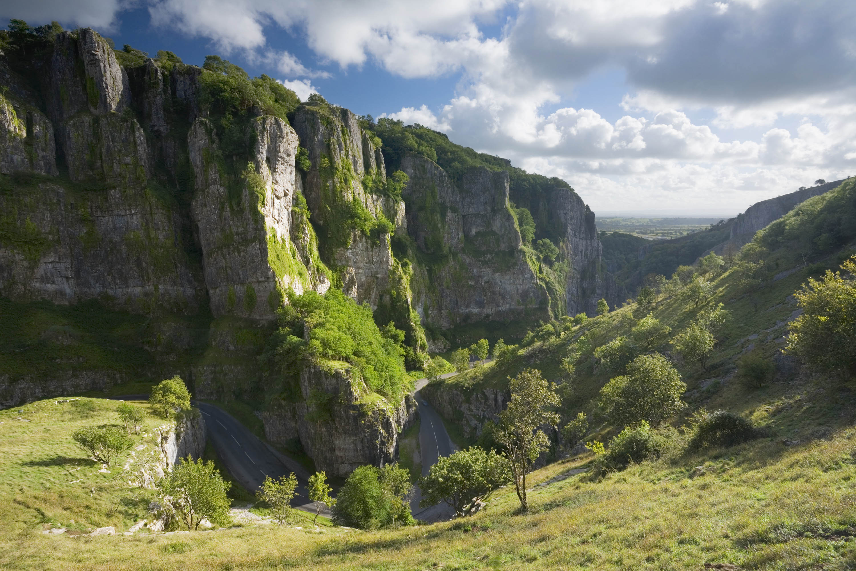 A gorge. 