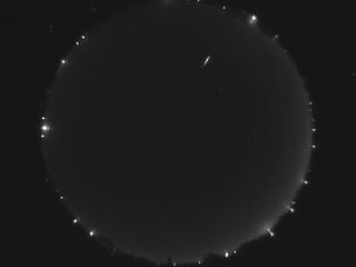 Lyrid Meteor over El Paso, Texas