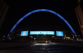 Wembley thanks the hardworking NHS staff battling coronavirus