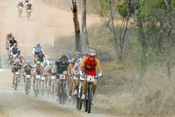 Urs Huber (St&ouml;ckli Pro Team) in the lead
