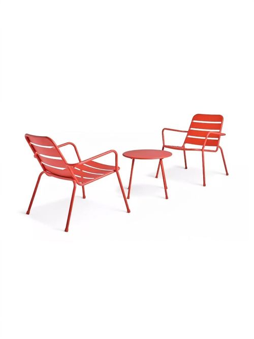 Annika 2 Seater Metal Garden Bistro Set