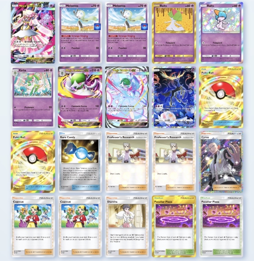 The best Mega Diancie ex deck build in Pokemon TCG Pocket