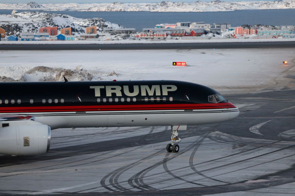 Donald Trump Jr&#039;s plane landed in Nuuk, Greenland