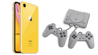iPhone XR 64GB with 15GB data for £34 per month (plus a free PlayStation Classic console)