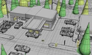 A basic blockout helps you plan the environment, the assets you need within it, and how it all fits together. Keep an eye on the scaling!