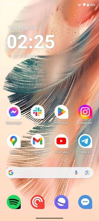 Updated Spotify icon on Android