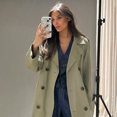 M&S Trench Coat in Green