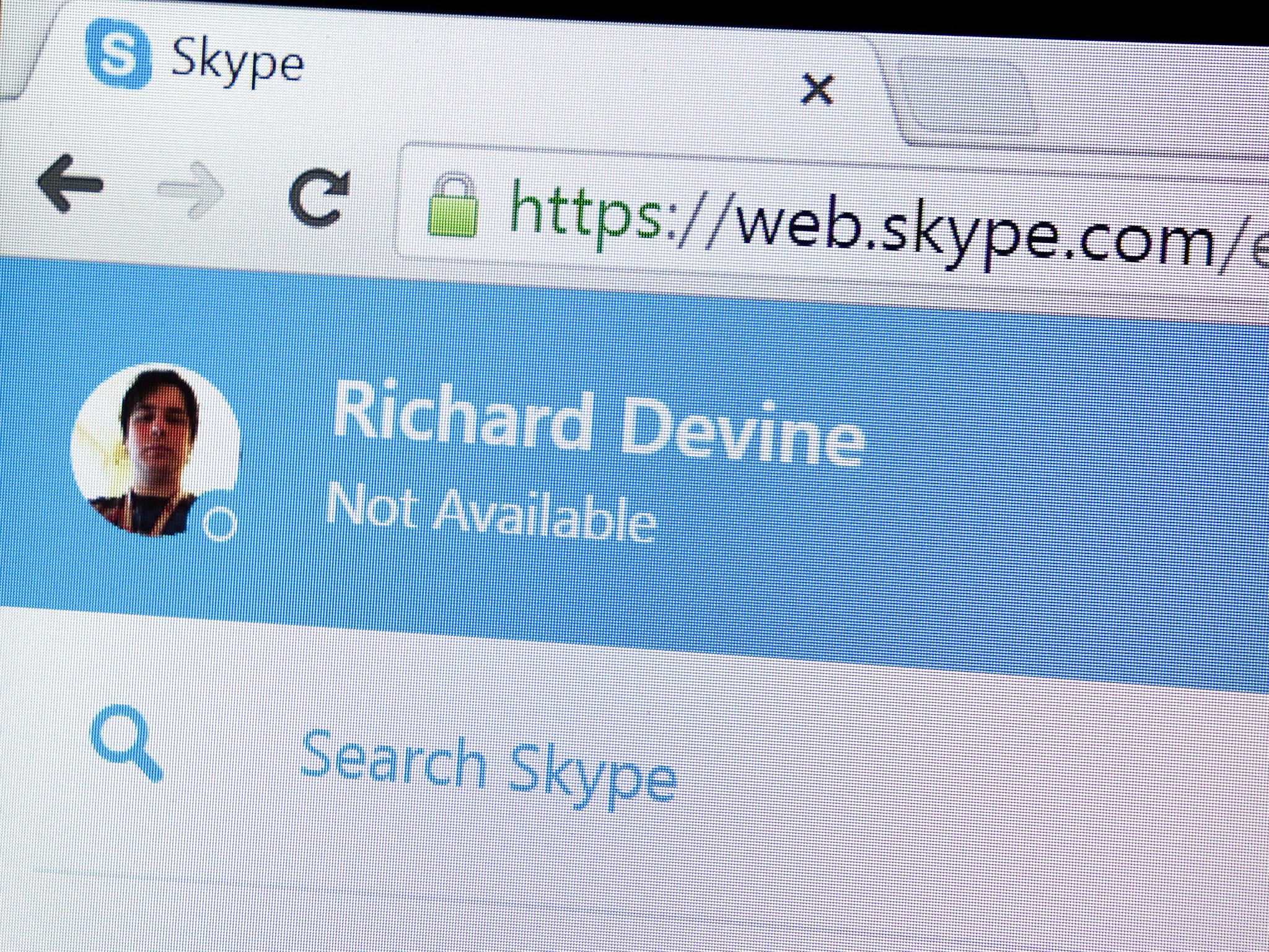 Skype web. WEBSKYPE.com.