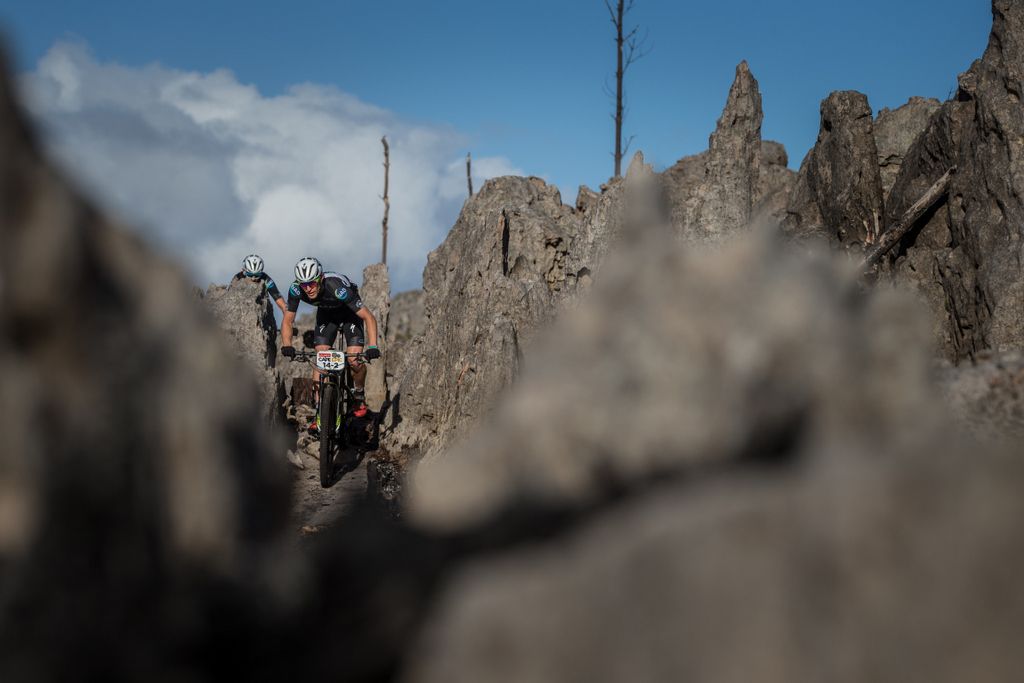 Twisty riding through the rocks