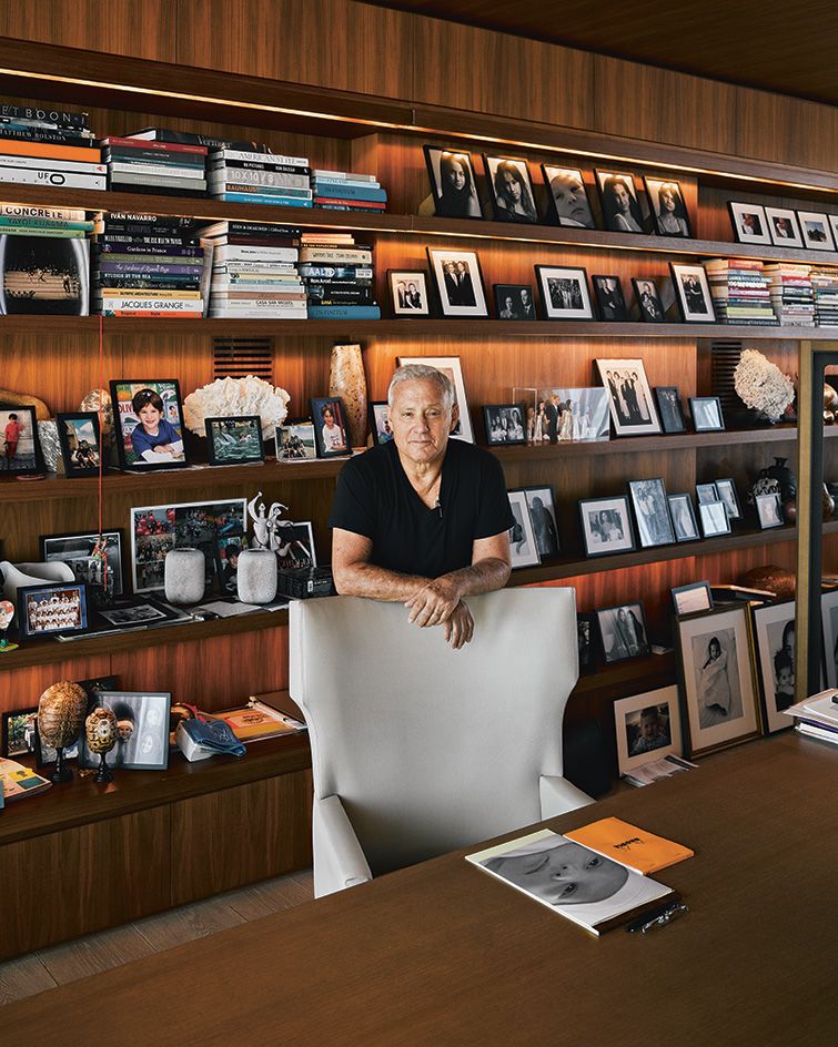 Ian Schrager in his penthouse