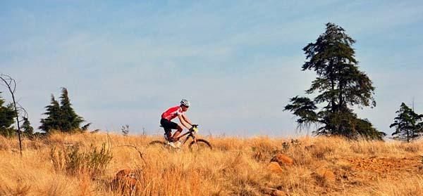 Ben Melt Swanepoel on his way to second place.