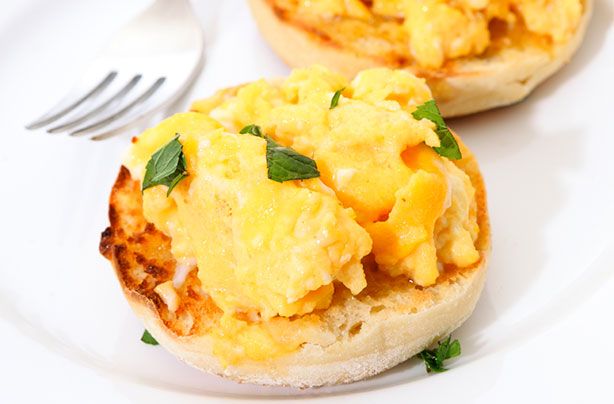 Scrambled egg muffins