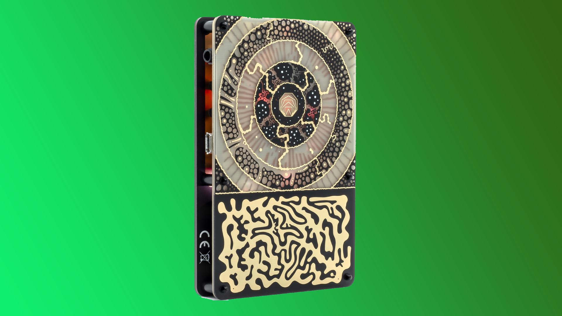 An Instruo Pocket Scion on a green gradient background