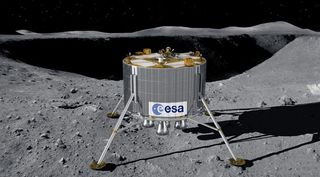 New Robot Moon Landing Idea Studied in Europe