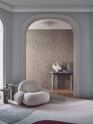 A 3D wallcovering
