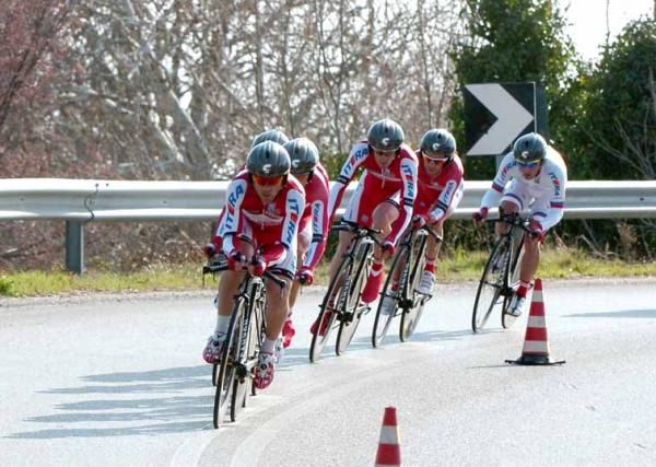 Luca Paolini and Katusha in full flight.
