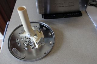 The spiralizing attachment of the Cuisinart Custom