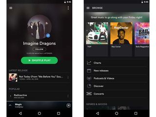 best android music player: Spotify