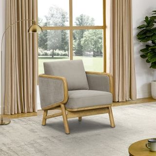 Mokena Fabric Accent Chair