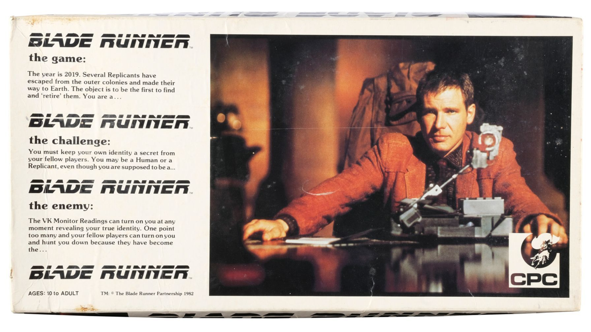 Image of the Blade Runner board game box