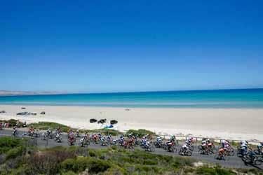Another perfect day for a bike race.