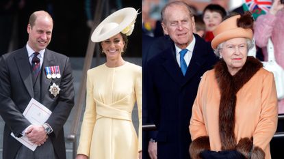 one thing Prince William and Kate Middleton do differently revealed, seen here side by side with the Queen and Prince Philip