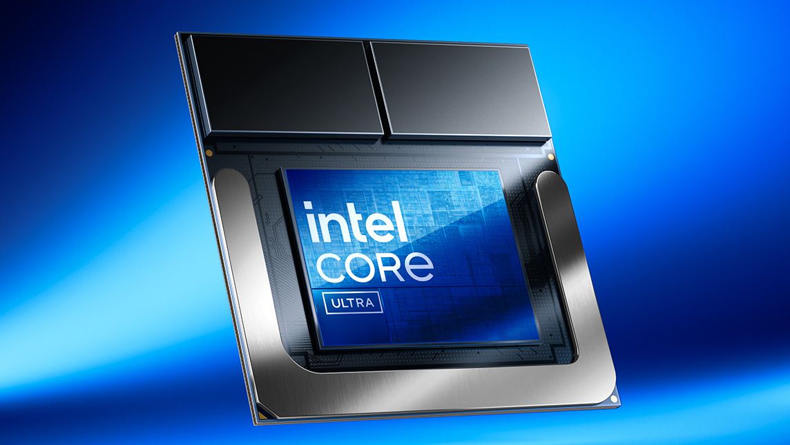 Intel Core Ultra chip render