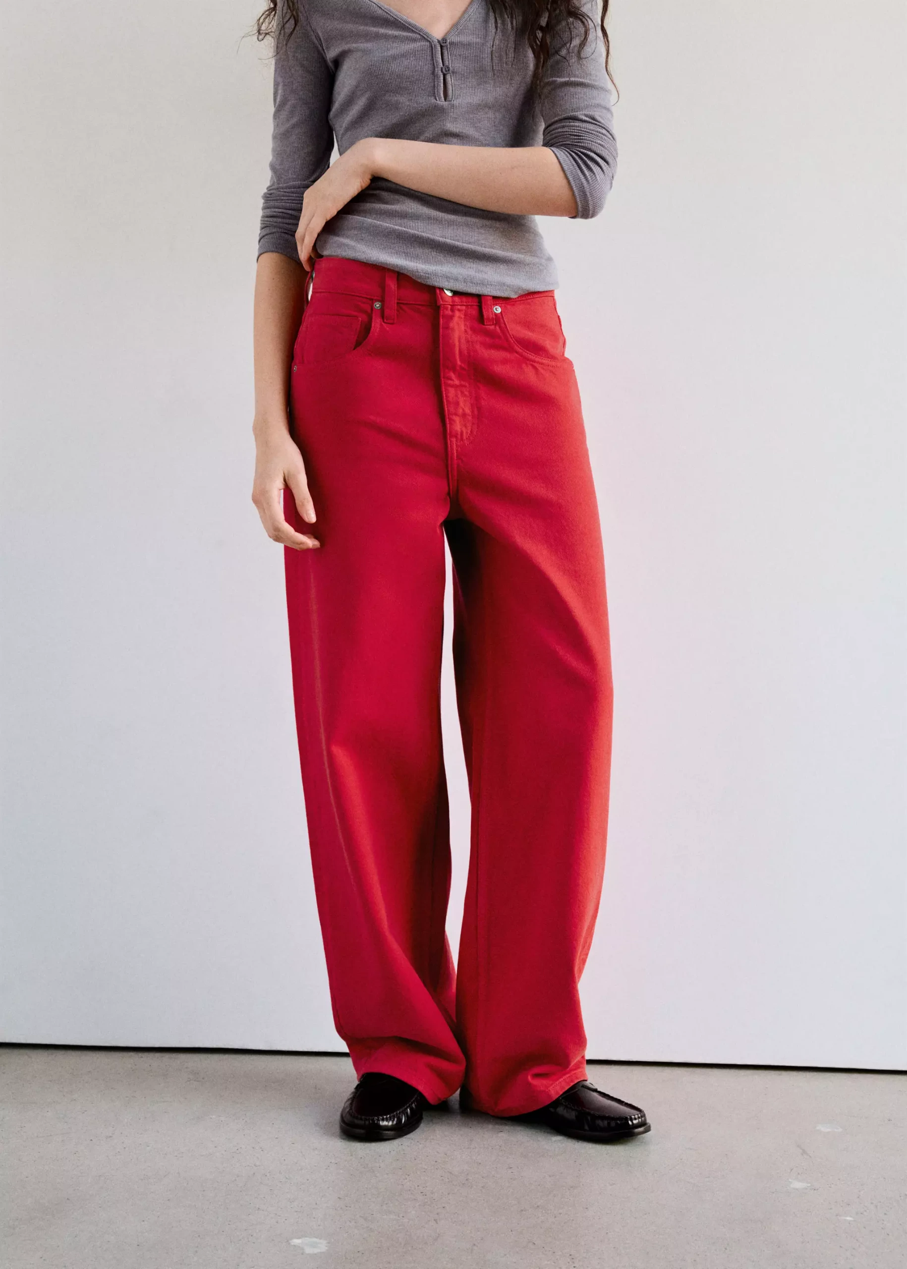 Straight Cotton Jeans - Women | Mango United Kingdom