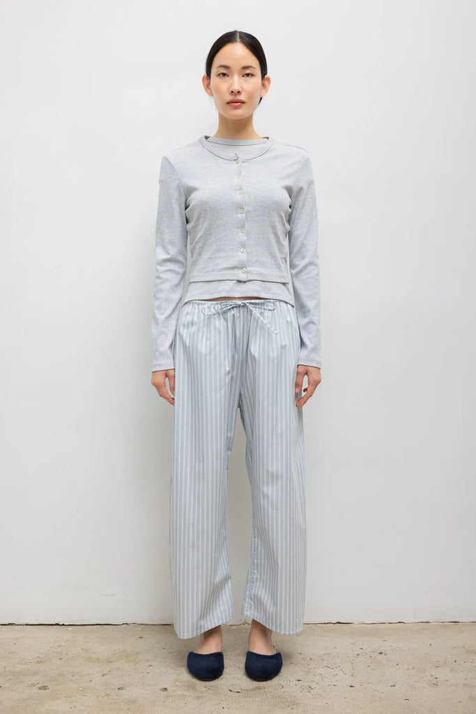 Yoshi Stripe Crop Drawstring Pant