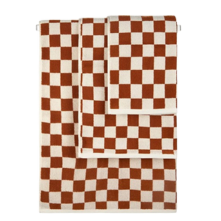 George Home checkerboard towel