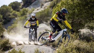 Riders on the new Canyon Strive:ON