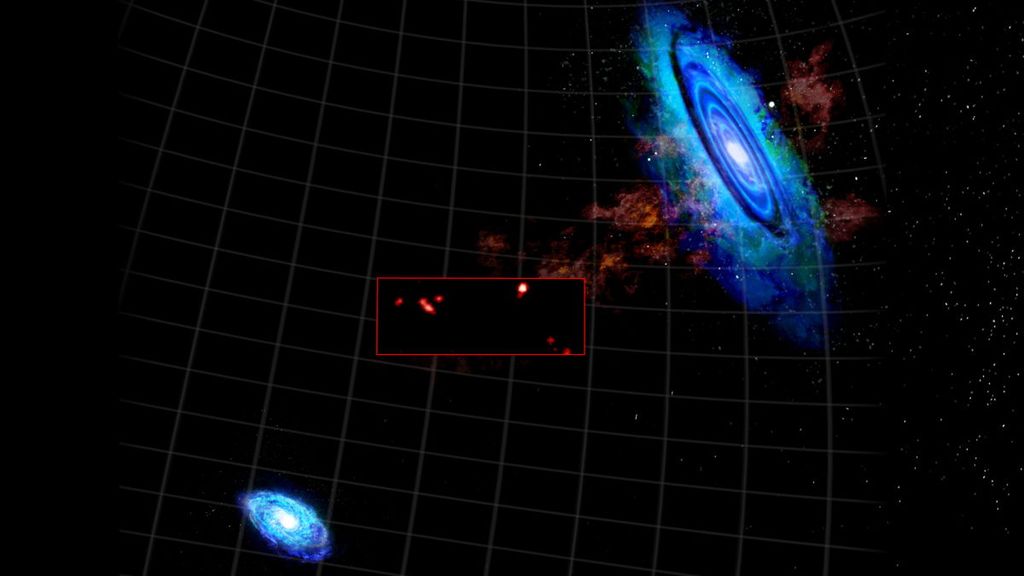 Giant Gas Clouds Found In Void Between Nearby Galaxies Space