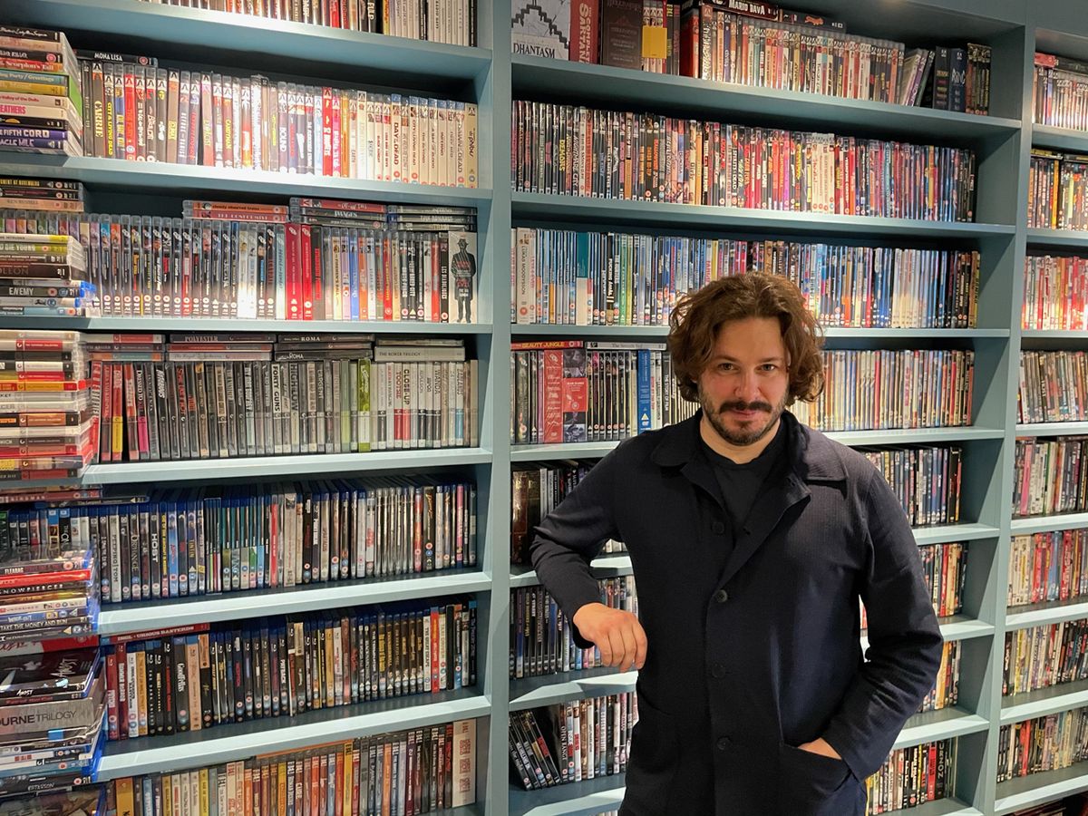 Edgar Wright and (part of) his disc collection