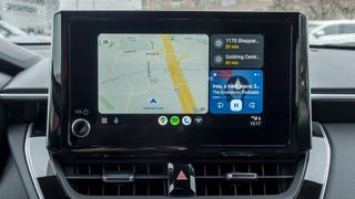 Android Auto Coolwalk screen main home screen.