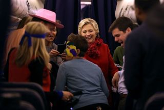 Hillary Clinton on the campaign trail